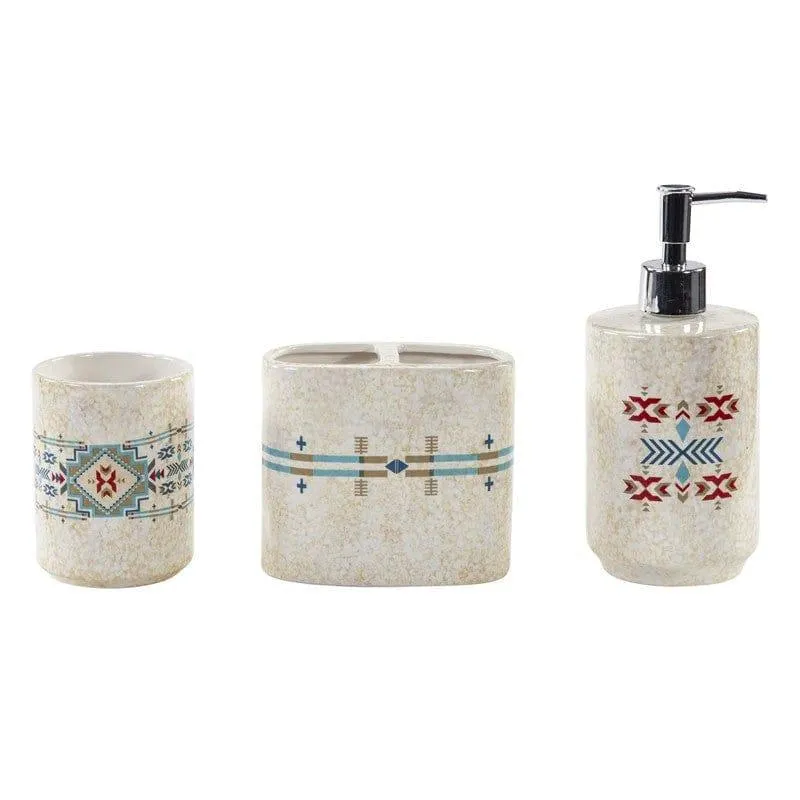 Happy Canyon Southwest Bath Accessories Set