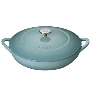 Heritage - Pavilion Shallow casserole, 3.65 litre - 30 x 13cm, Cast Iron curtain fabric, upholstery textile