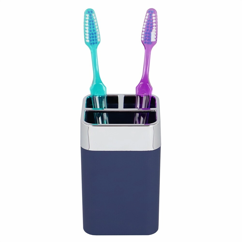 Home Basics Skylar ABS Plastic Toothbrush Holder