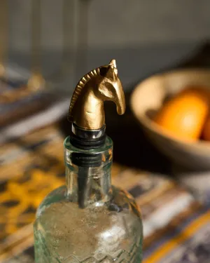 Horse Origami Bottle Stopper entry bench, shoe rack