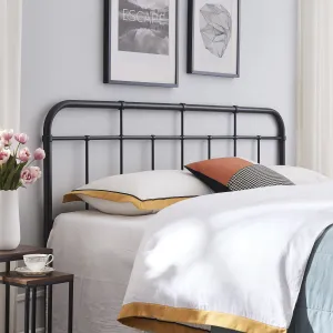 Industrial Iron Headboard - NH735113 queen headboard, wooden headboard