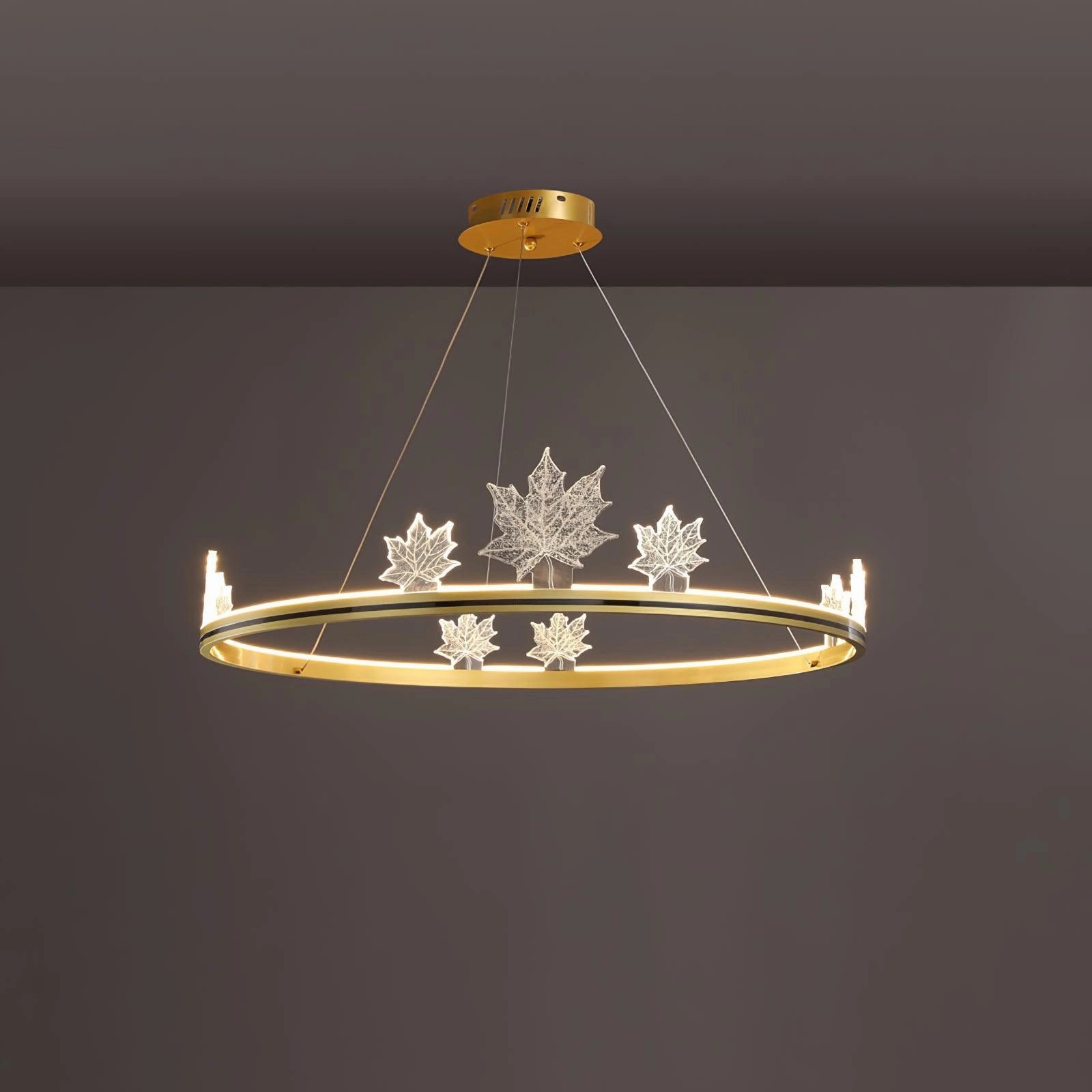 Ion Leaf Chandelier
