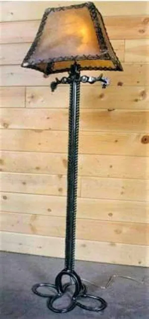 Iron Spur Western Floor Lamp ceiling light, pendant lamp