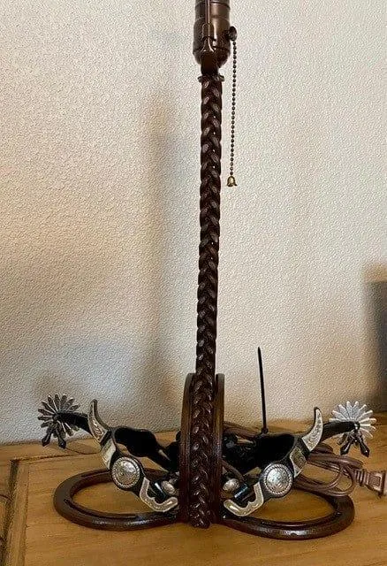 Iron Spur Western Table Lamp