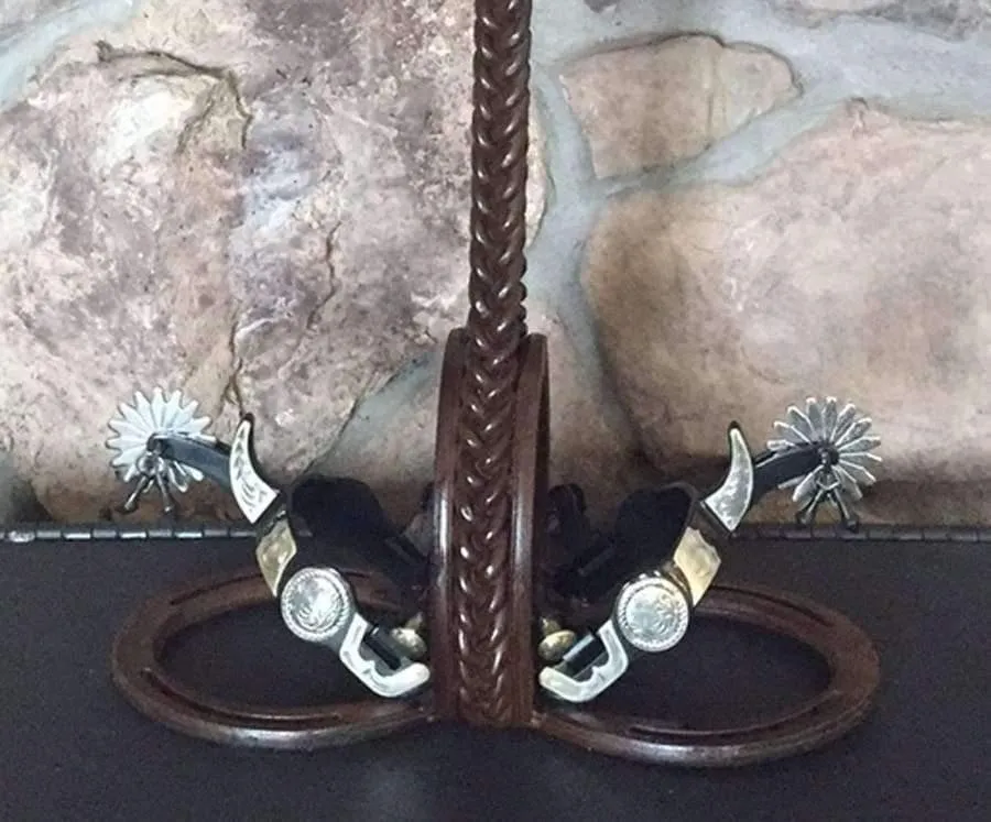 Iron Spur Western Table Lamp