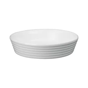 James Martin Cook Round Dish, D23cm, Soft Grey curtain fabric, upholstery textile