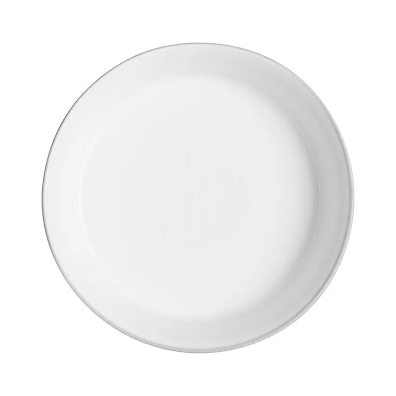 James Martin Cook Round Dish, D23cm, Soft Grey