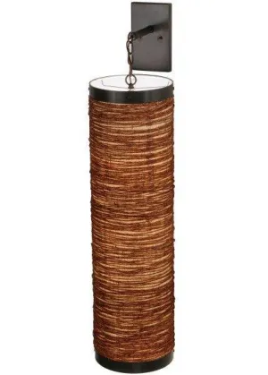 Jute Spun Wall Sconce dining table decor, bar servingware