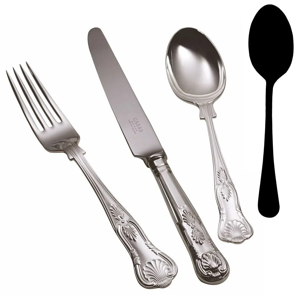 Kings Large serving spoon, Silver Plate napkin rings, dining placemats