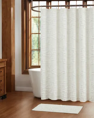 Kiva Ivory Shower Curtain 3 piece sofa set, living room set