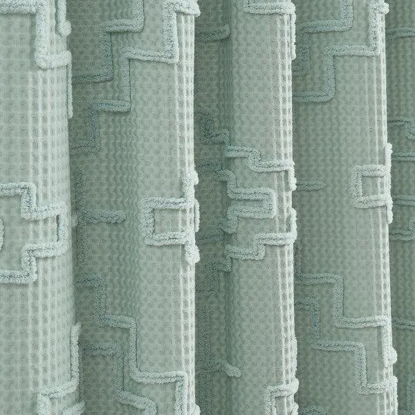 Kiva Sky Gray Shower Curtain