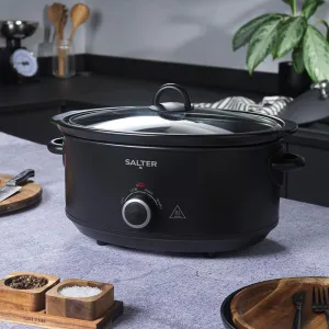 Kuro Slow Cooker, 6.5L, Black lamp shade, drum shade