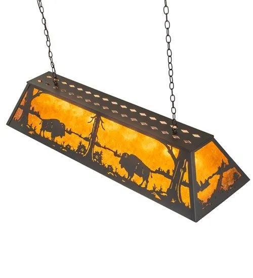 Lake Buffalo Oblong Pendant