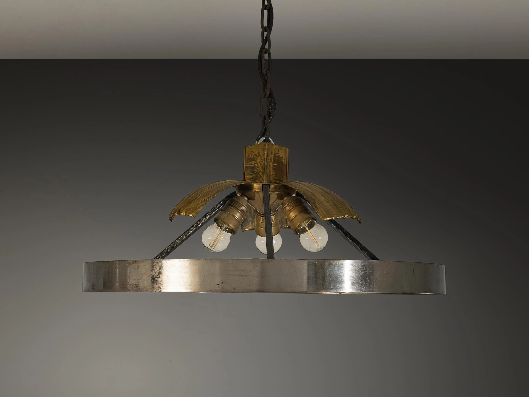 Lars Holmstrm for Arvika Konsthantverk Art Deco Ceiling Light