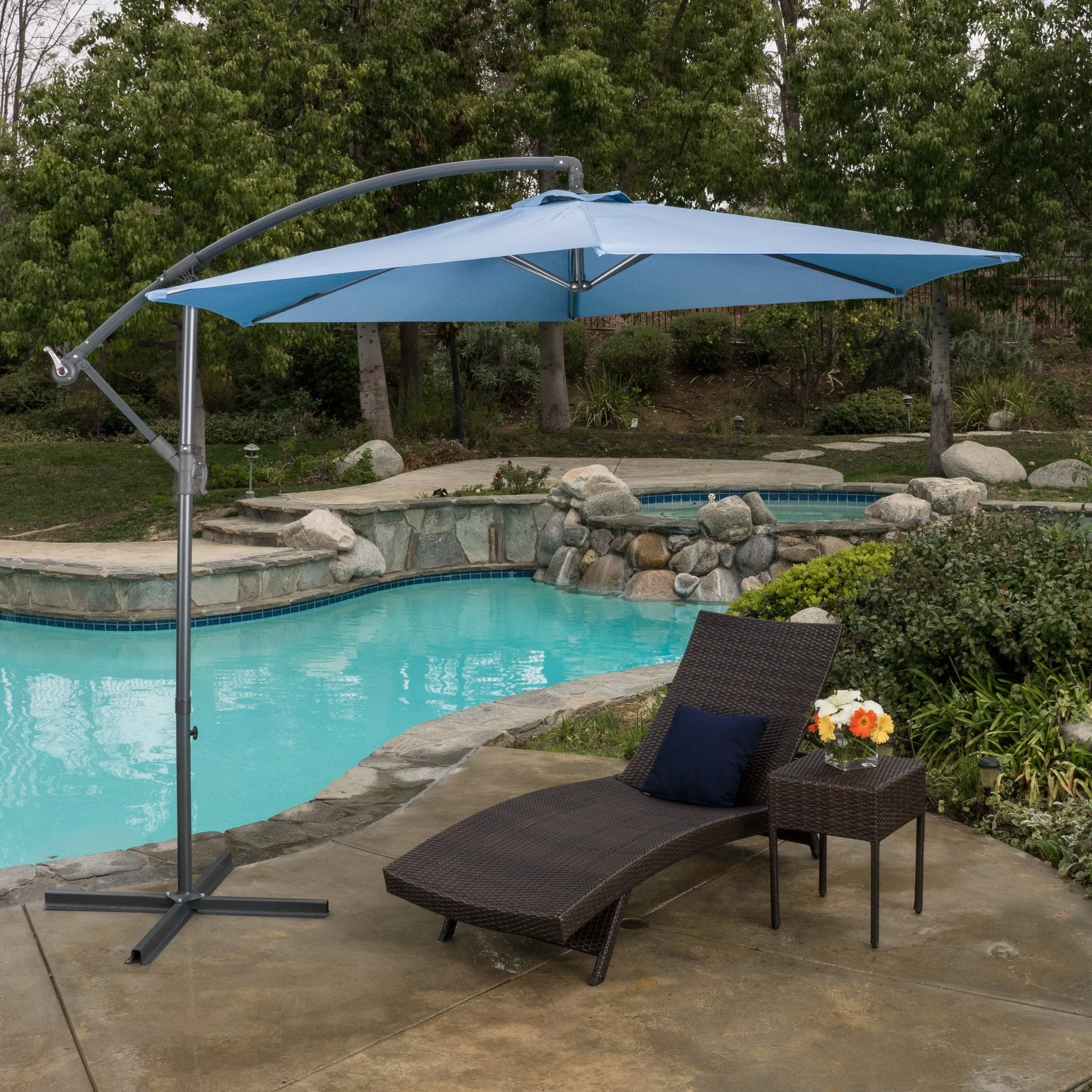 Lavender Banana Canopy Sunshade - NH424692 patio chairs, outdoor seating