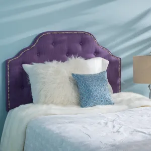 Light Purple Fabric Kid's Twin Headbaord - NH348892 queen headboard, wooden headboard