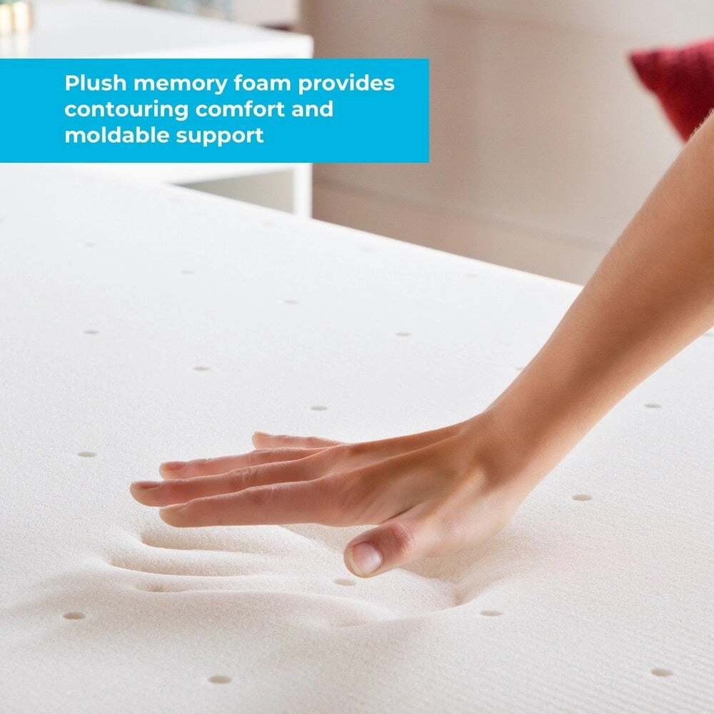 Linenspa Essentials 2 Inch ActiveRelief&trade; Memory Foam Mattress Topper