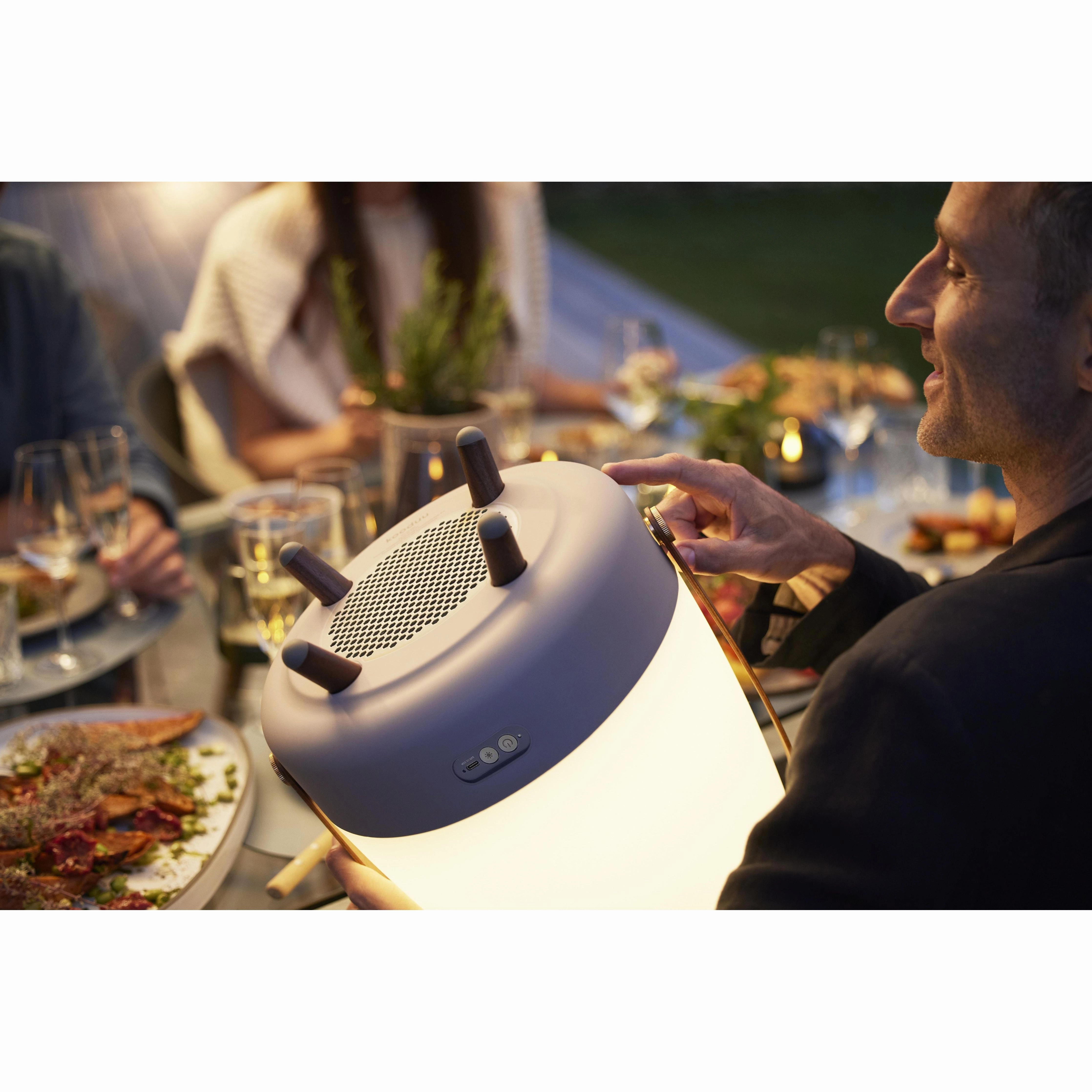 Lite Up Play Rechargeable Indoor/Outdoor Speaker Lamp