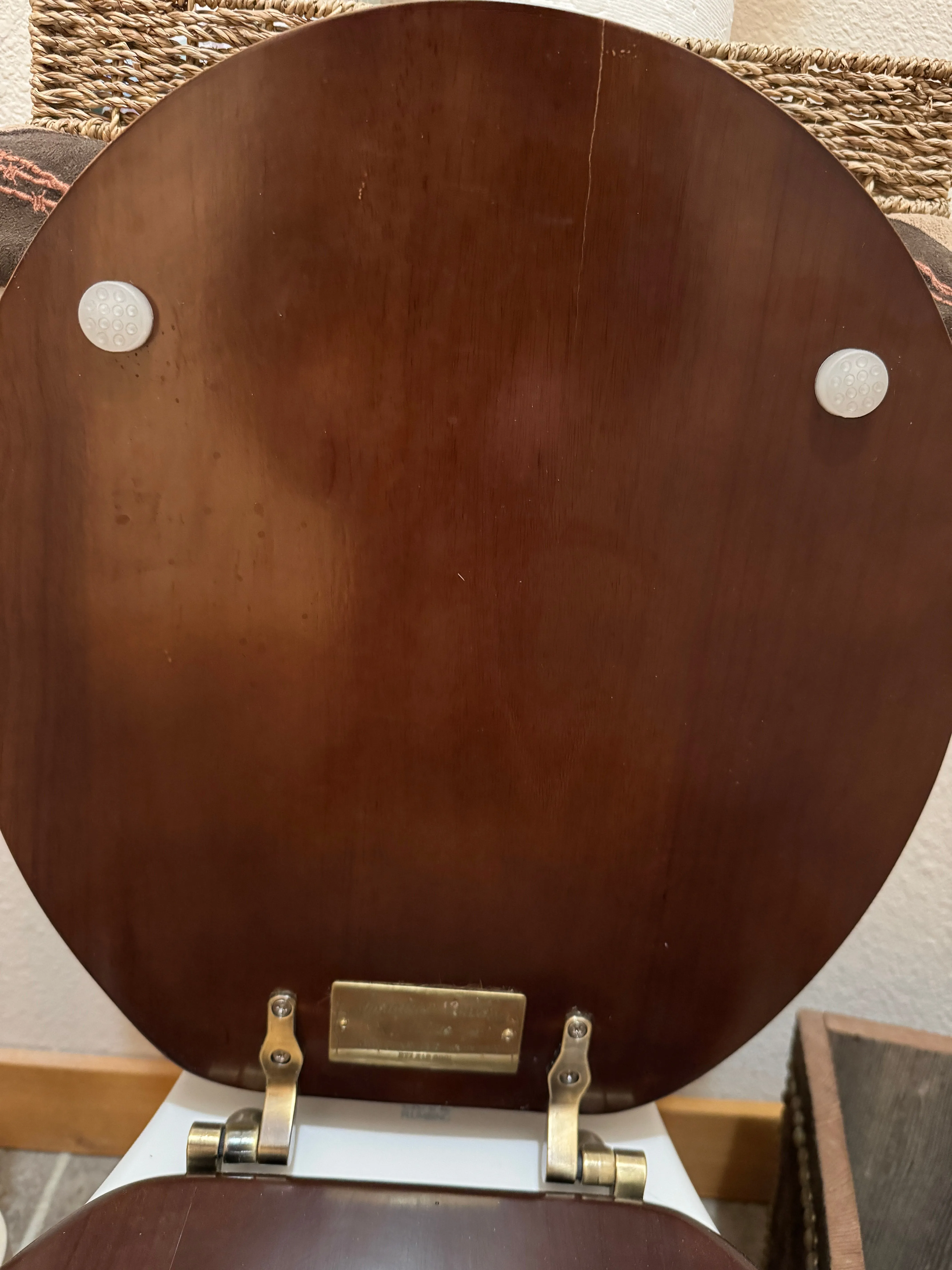 Longhorn & Leather Deco Toilet Seat