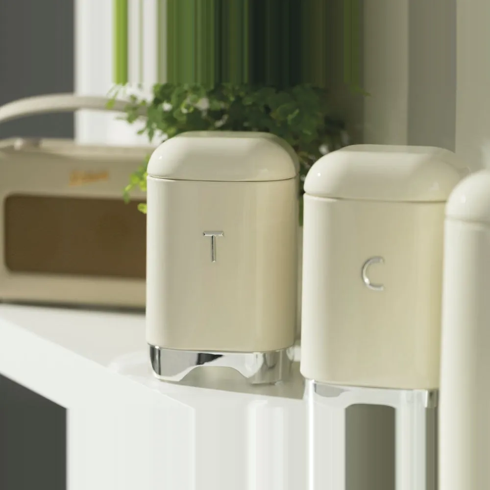 Lovello Tea canister, vanilla cream