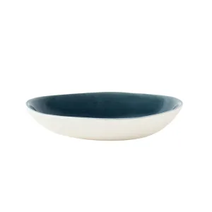 Maguelone Oval Bowl, L18.5 x W15cm, Outremer napkin rings, dining placemats