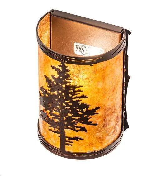 Mahogany Bronze Tamarack Wall Sconce
