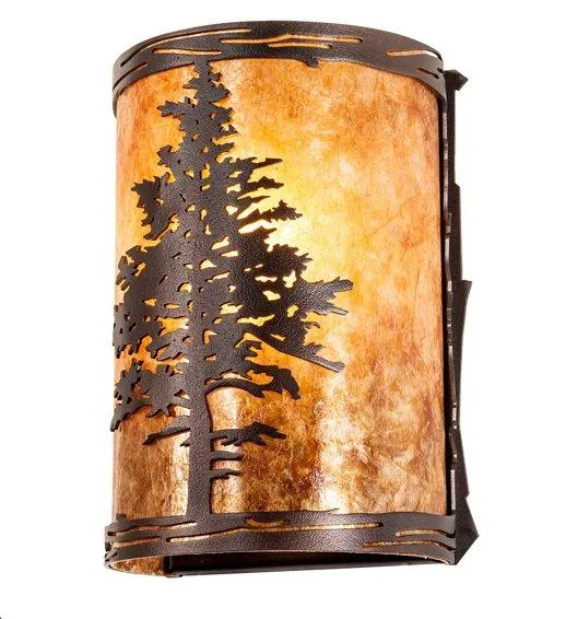 Mahogany Bronze Tamarack Wall Sconce mattress topper, bed base