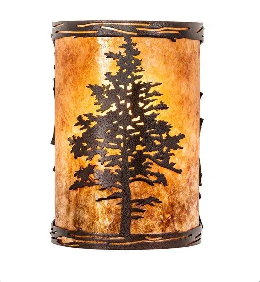 Mahogany Bronze Tamarack Wall Sconce