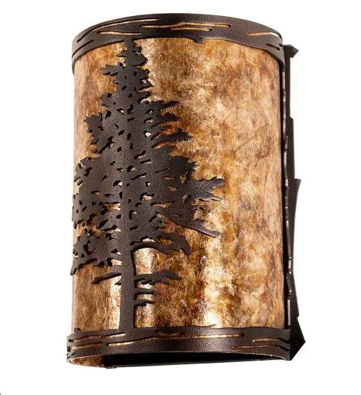 Mahogany Bronze Tamarack Wall Sconce