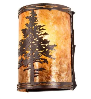 Mahogany Bronze Tamarack Wall Sconce dining table decor, bar servingware