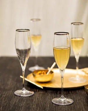 Marina Champagne Flute (Set of 4) entry bench, shoe rack