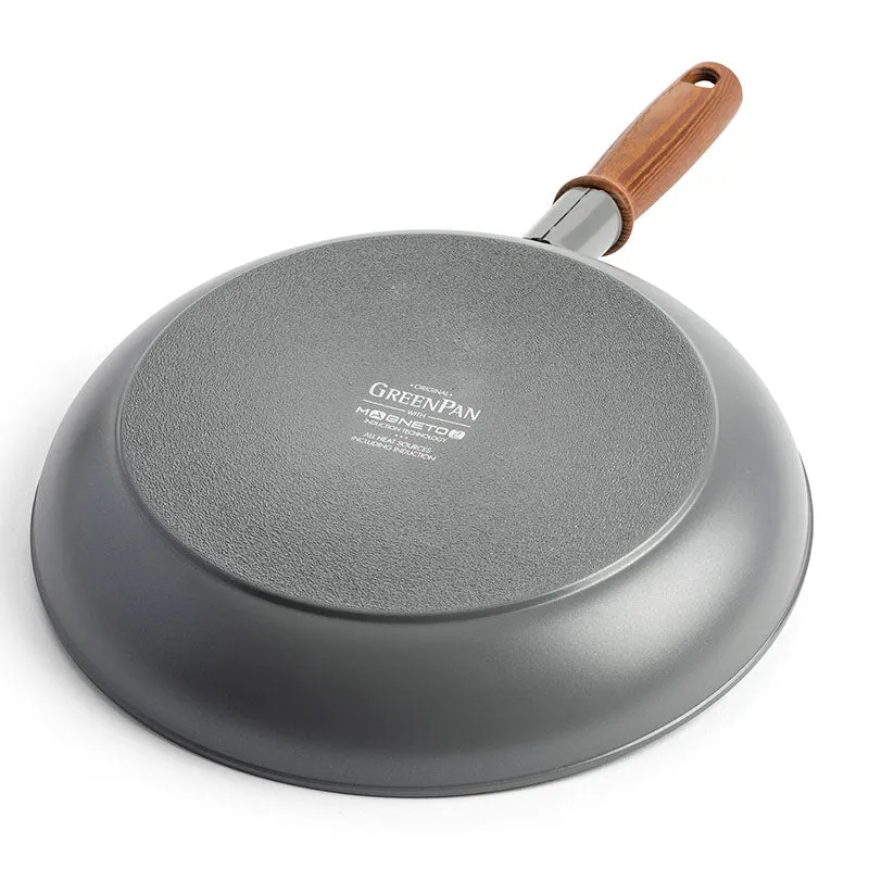 Mayflower Pro Non-Stick Open Frying Pan, 20cm, Charcoal Grey