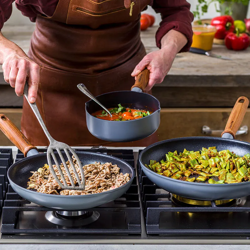 Mayflower Pro Non-Stick Open Frying Pan Set, Charcoal Grey