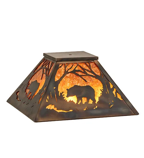 Meandering Woodlands Lamp Shade laundry hamper, dirty clothes basket