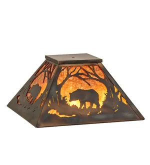 Meandering Woodlands Lamp Shade laundry hamper, dirty clothes basket