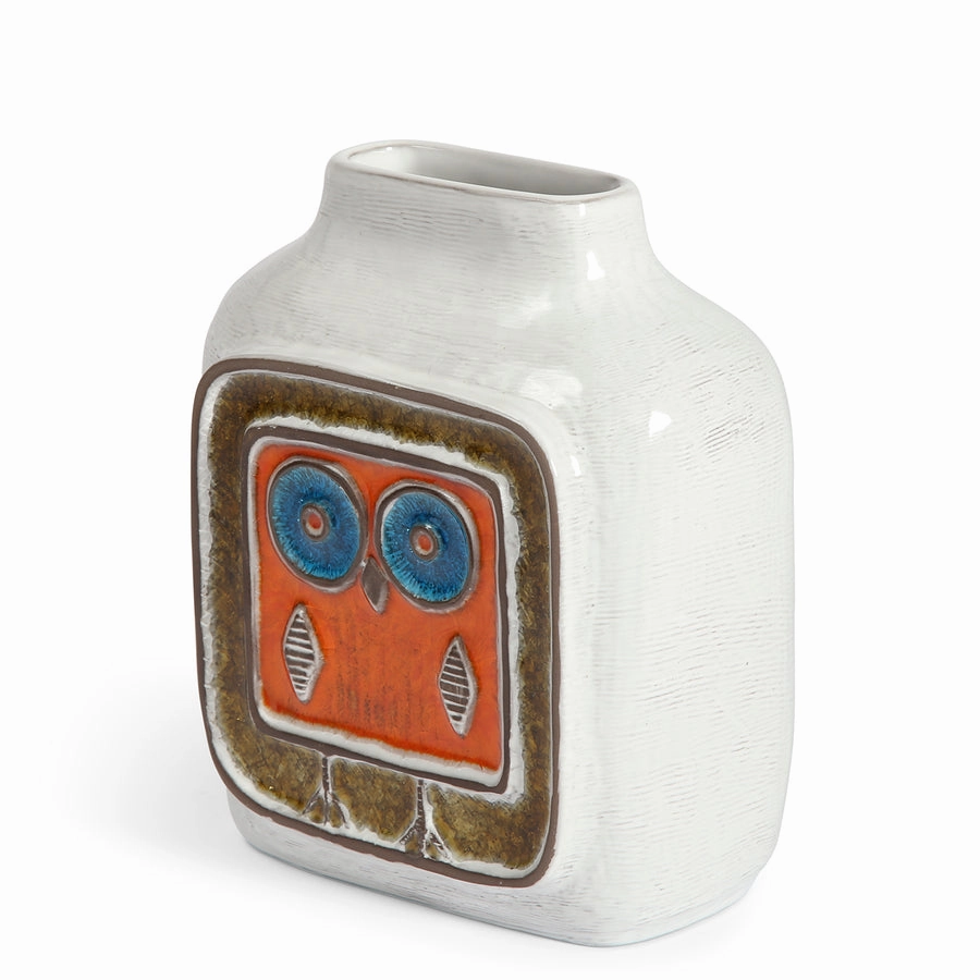 Melted Glass Owl Vase | Jonathan Adler Menagerie