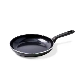 Memphis Non-Stick Frying Pan 28cm, Black curtain fabric, upholstery textile
