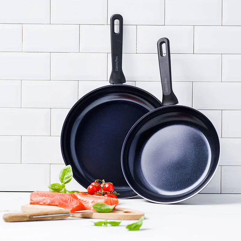 Memphis Non-Stick Frying Pan Set, Black