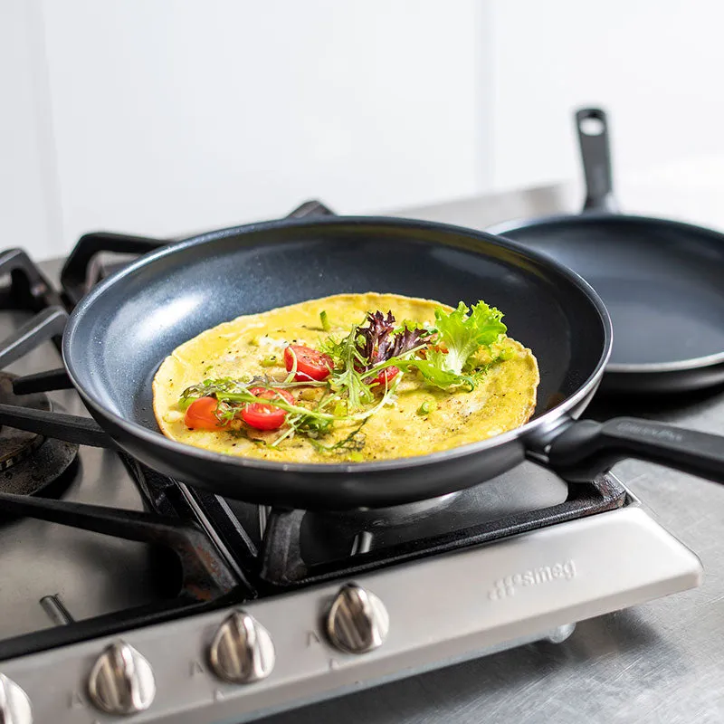 Memphis Non-Stick Frying Pan Set, Black