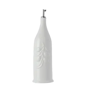 Menage Oil Bottle, 1l, White napkin rings, dining placemats