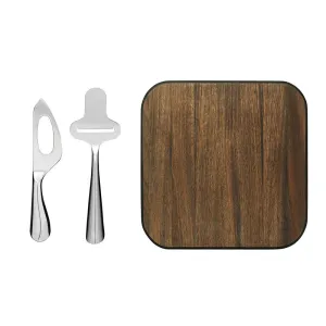 Mingle 3 Piece Lazy Susan Set, Natural round coffee table, wooden coffee table