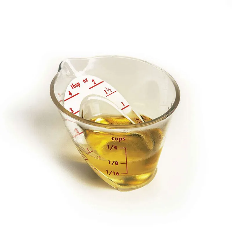 Mini angled measuring jug
