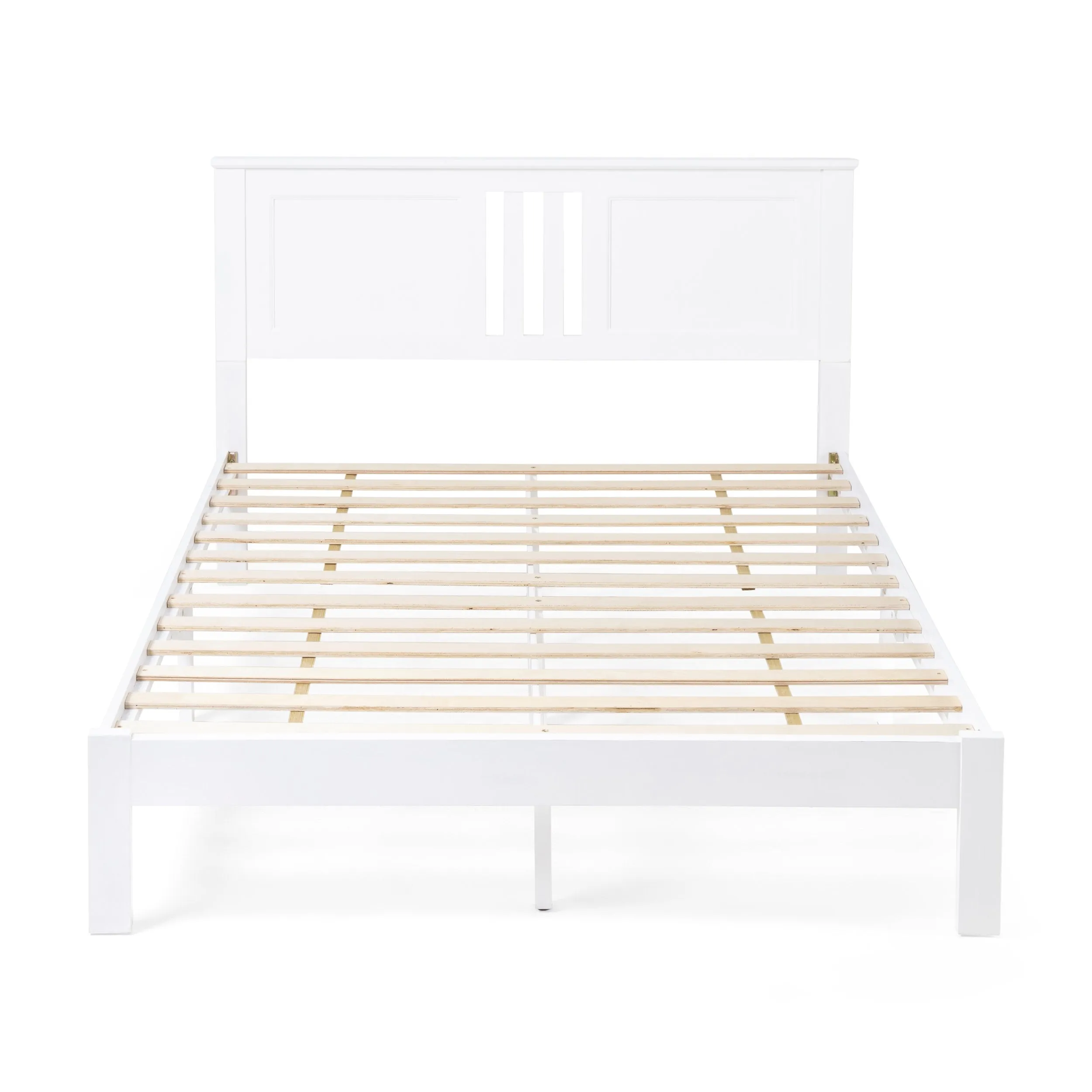 Modern Farmhouse Acacia Wood Queen Bed Platform - NH127113