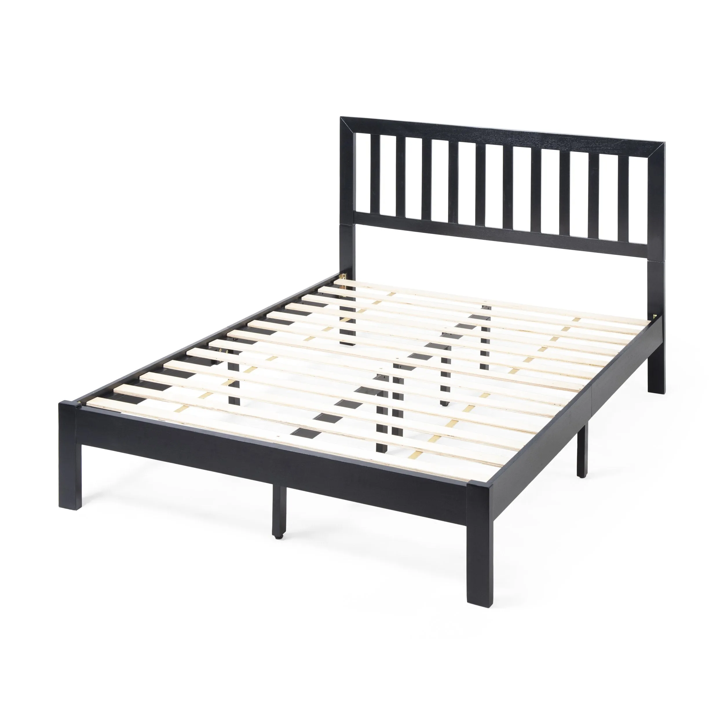 Modern Farmhouse Acacia Wood Queen Bed Platform - NH717113