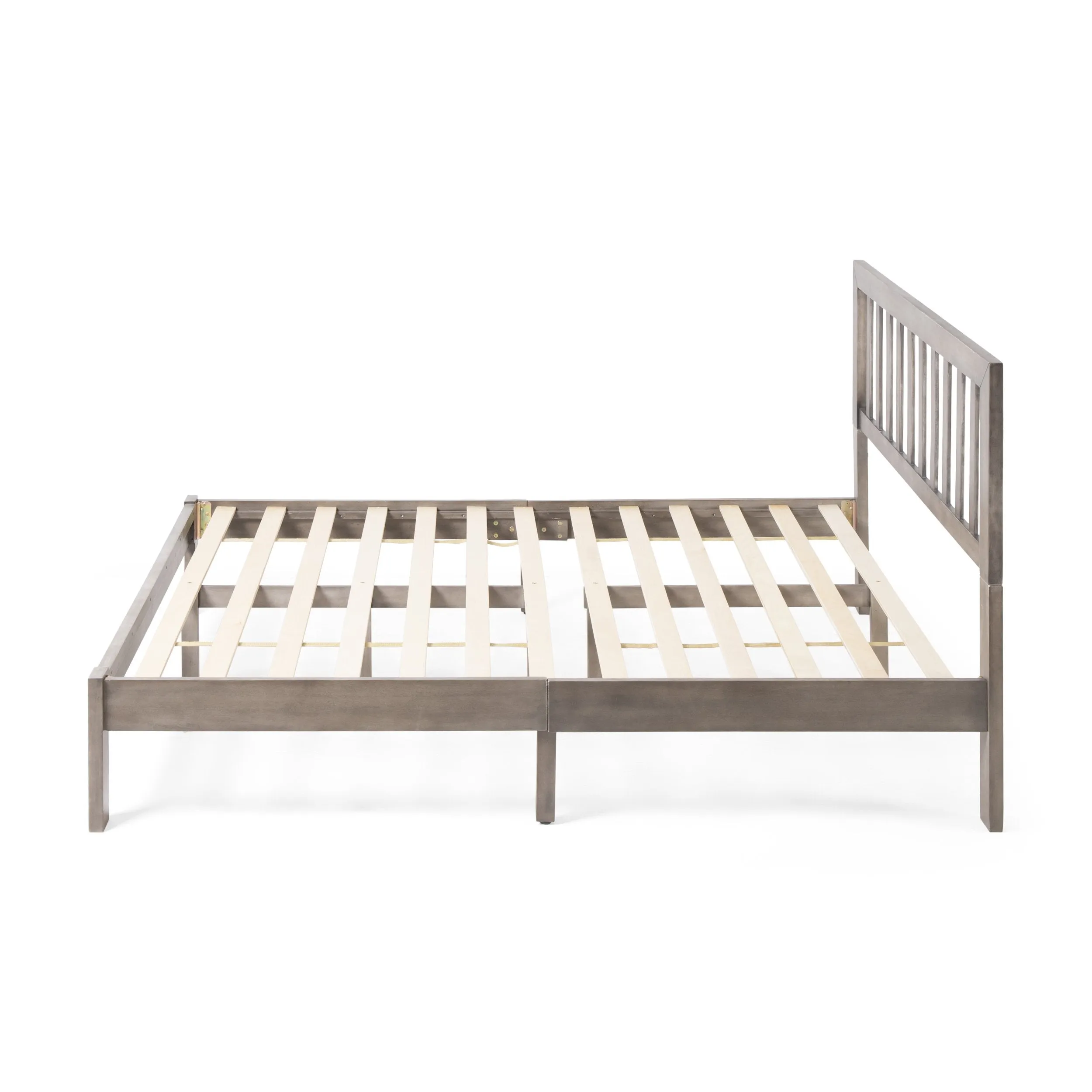 Modern Farmhouse Acacia Wood Queen Bed Platform - NH717113