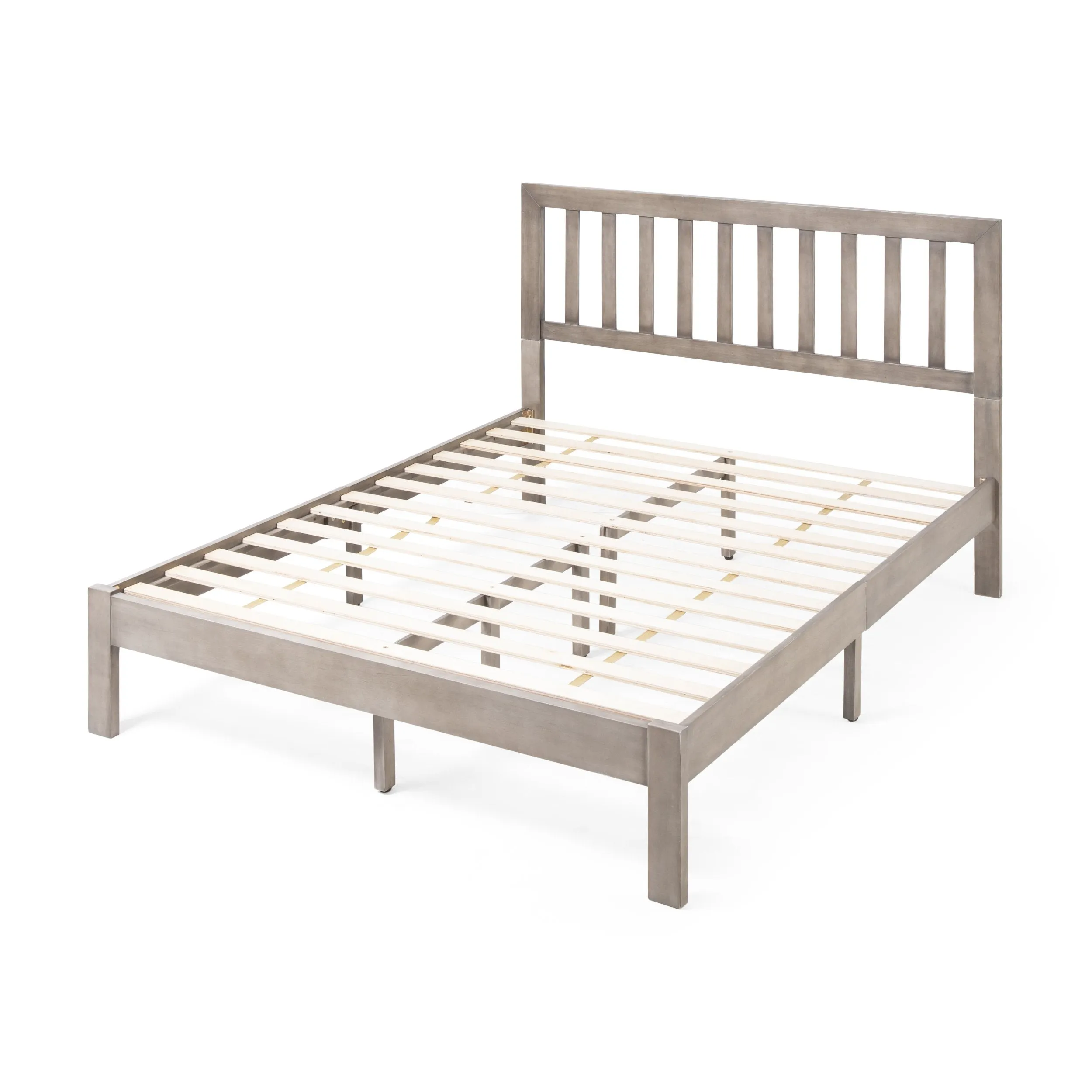 Modern Farmhouse Acacia Wood Queen Bed Platform - NH717113