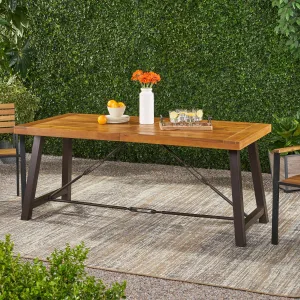 Modern Industrial Dining Table - NH852213 patio chairs, outdoor seating