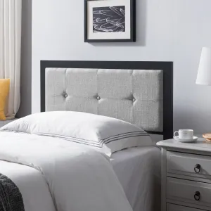 Modern Industrial Tufted Upholstered Twin Headboard - NH415113 queen headboard, wooden headboard