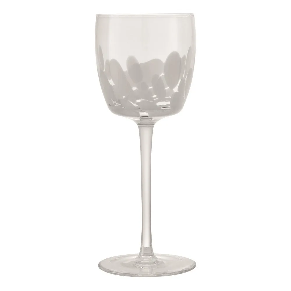 Modus Pair of wine glasses, 325ml, White ceramic platter, appetizer tray