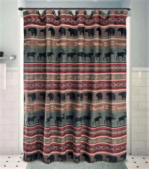 Moose & Bear Shower Curtain 3 piece sofa set, living room set